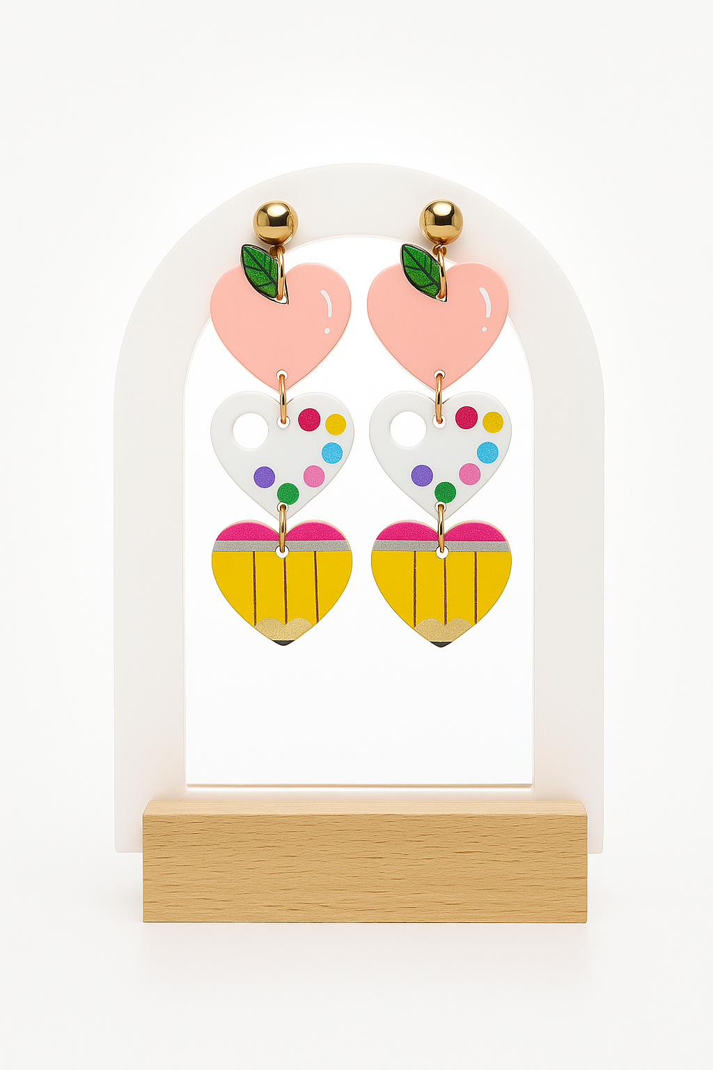 Heart of a Teacher Earrings