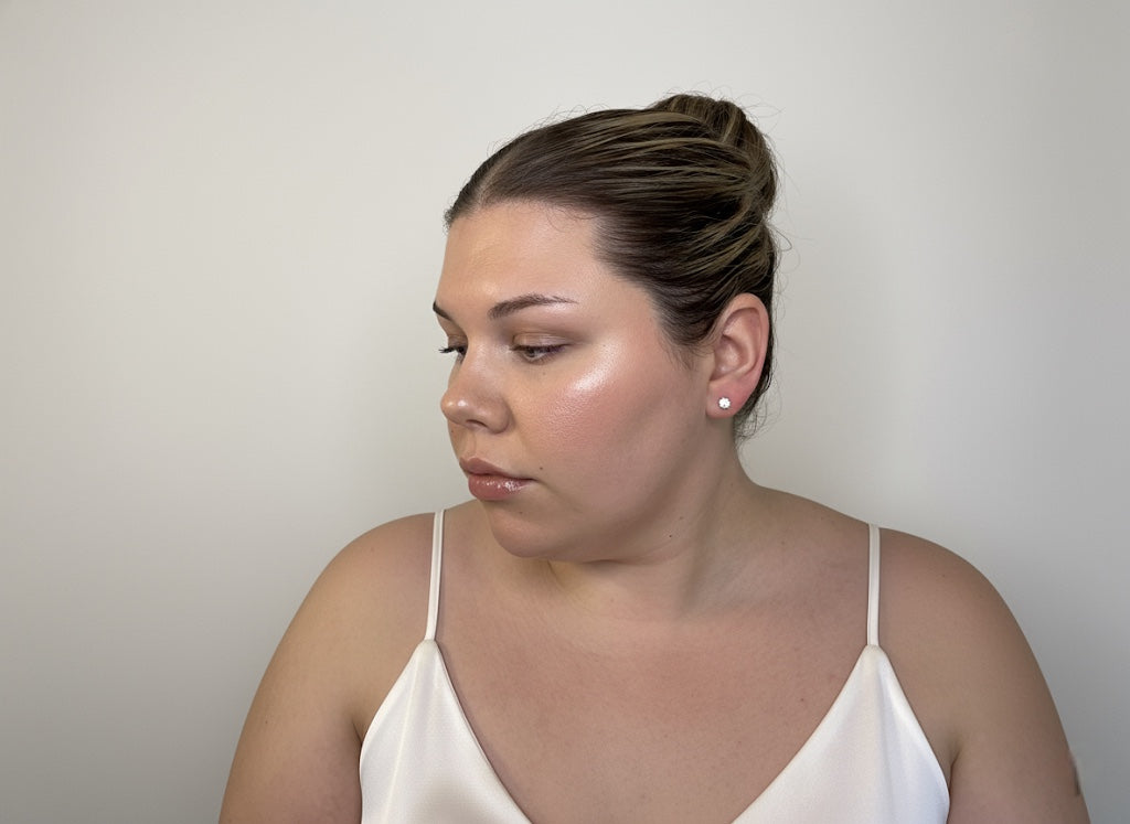 Heir of Light Studs – 925 Sterling Silver 1 CT Moissanite Gold Edition