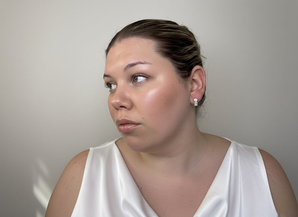 Bejeweled – 925 Sterling Silver Hoop Earrings in Gold