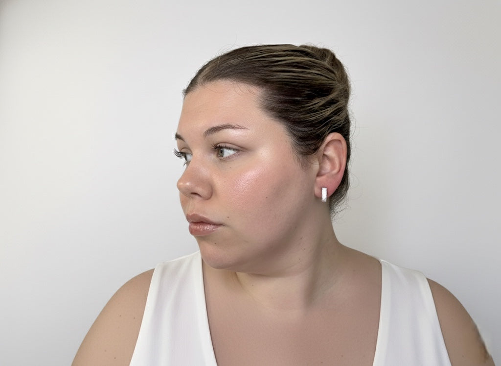 Luxe Pavé Bar Earrings