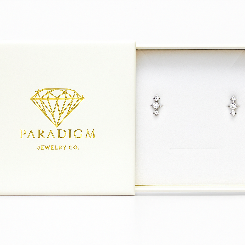 Divine Sky Hoops – 0.72CT (x 2) Moissanite 925 Sterling Silver Earrings