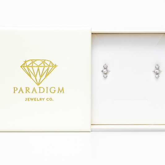 Divine Sky Hoops – 0.72CT (x 2) Moissanite 925 Sterling Silver Earrings