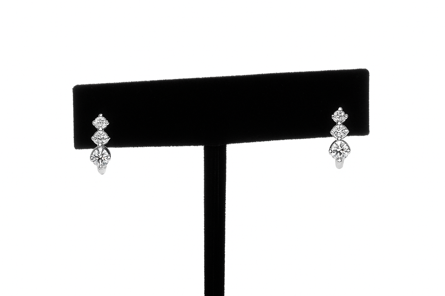 Divine Sky Hoops – 0.72CT (x 2) Moissanite 925 Sterling Silver Earrings