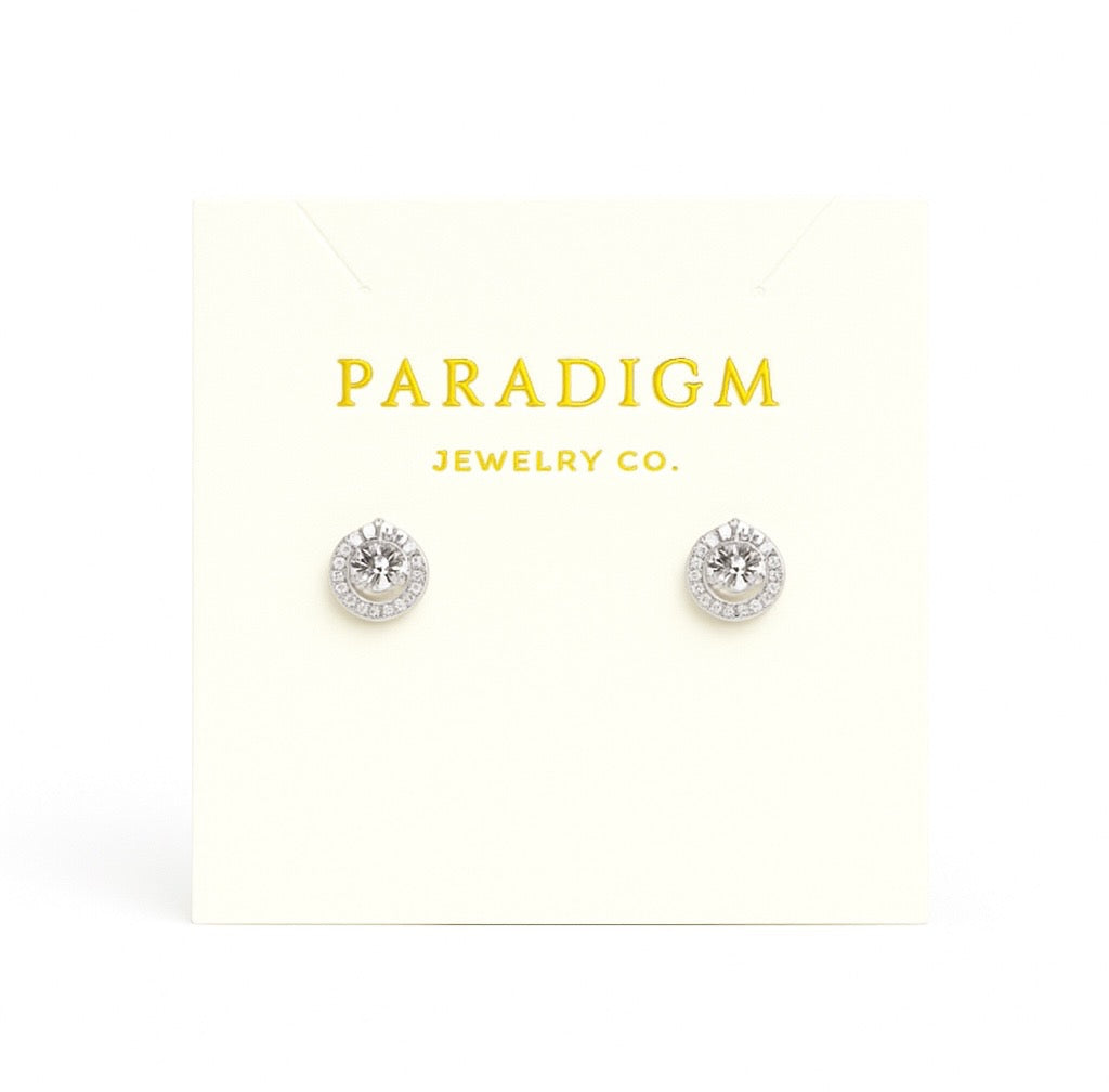 Top of the Rock Studs – 925 Sterling Silver Earrings