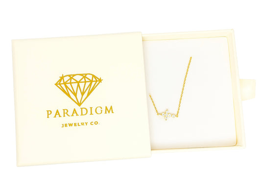 Wear Your Armor Bracelet – 925 Sterling Silver Moissanite Cross Bracelet in Gold Color