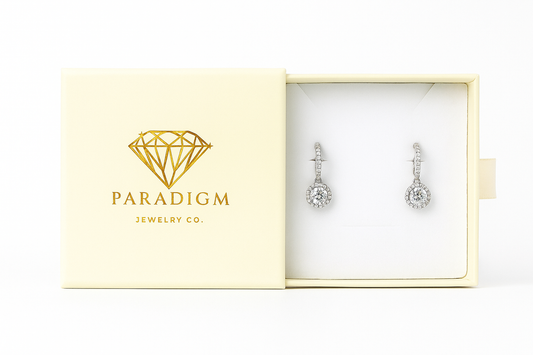 Grandmere Luxe 925 Sterling Silver Drop Earrings