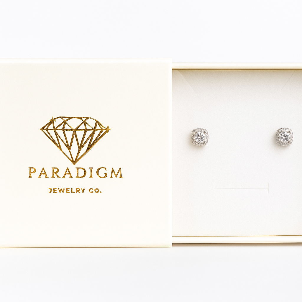 Wrapped Around Your Finger 1 CT Moissanite Sterling Silver Earrings