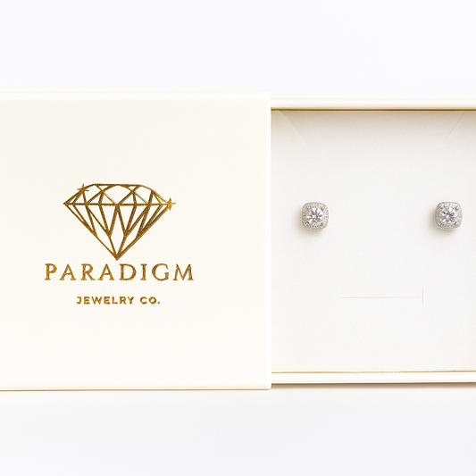 Wrapped Around Your Finger 1 CT Moissanite Sterling Silver Earrings