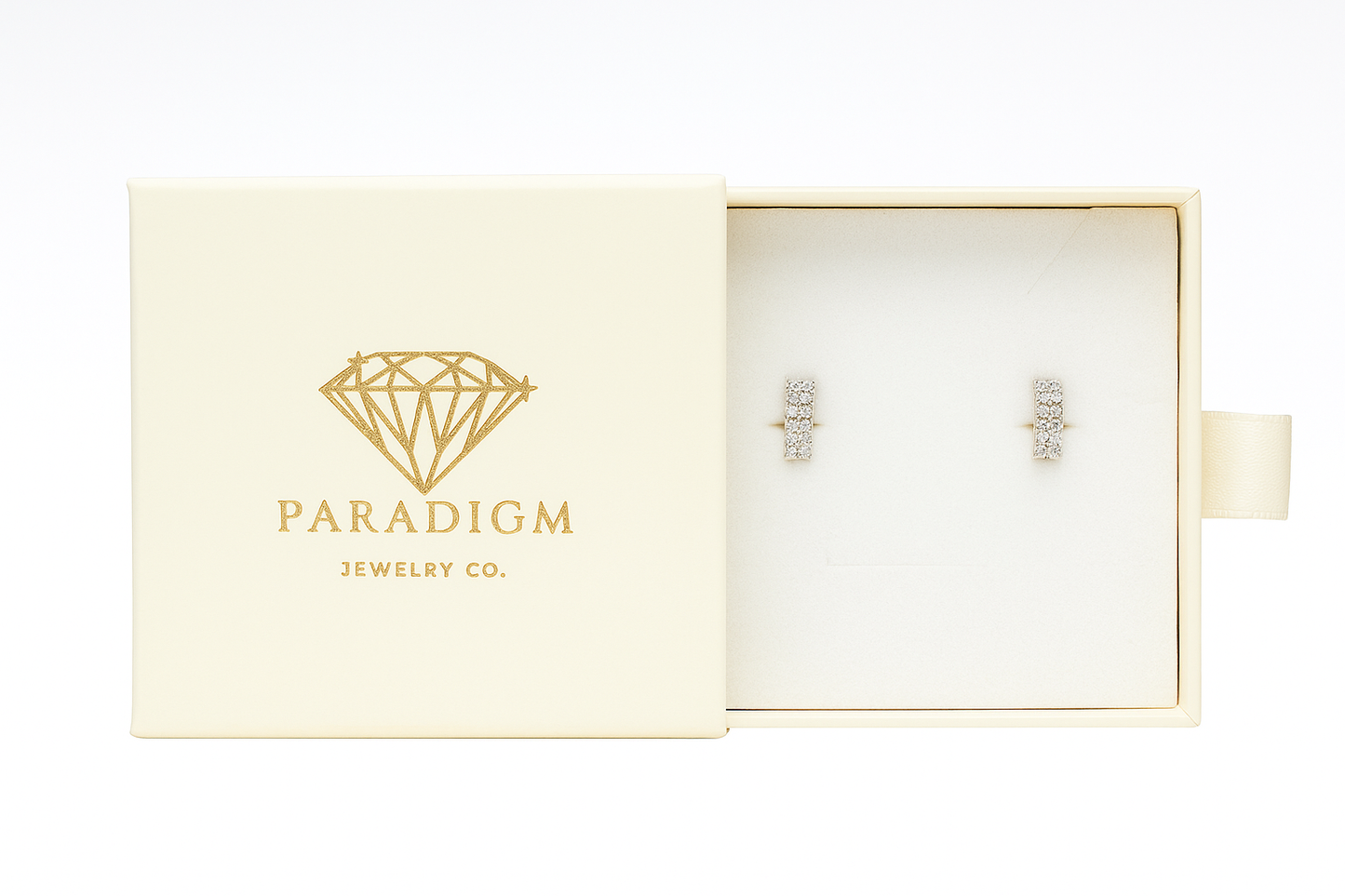 Luxe Pavé Bar Earrings