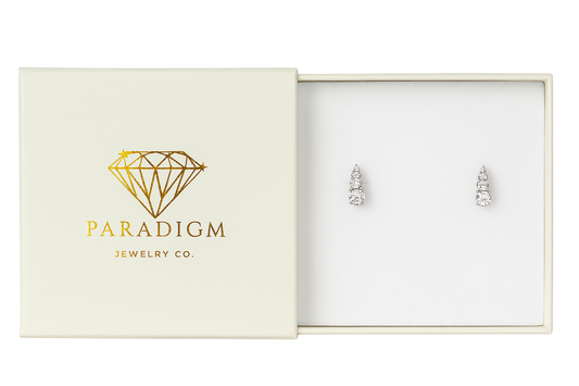 Revelation Four Earrings - Moissanite Stone 925 Sterling Silver Earrings