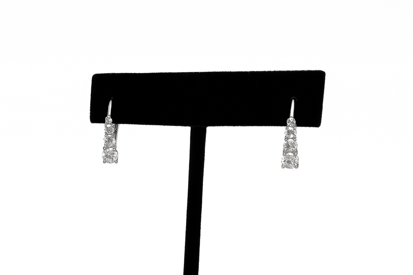 Revelation Four Earrings - Moissanite Stone 925 Sterling Silver Earrings