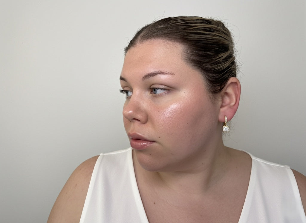 Classic Princess Earrings – 925 Sterling Silver Drop Earrings in Gold