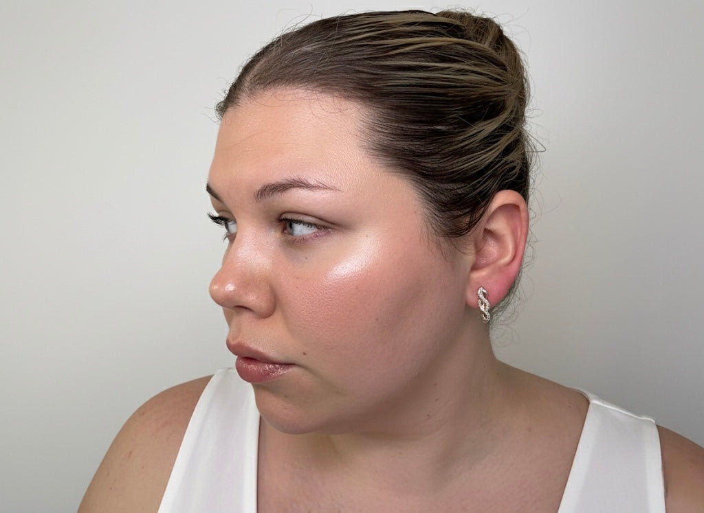 Interwoven Twist Hoop Gold Plated Earrings