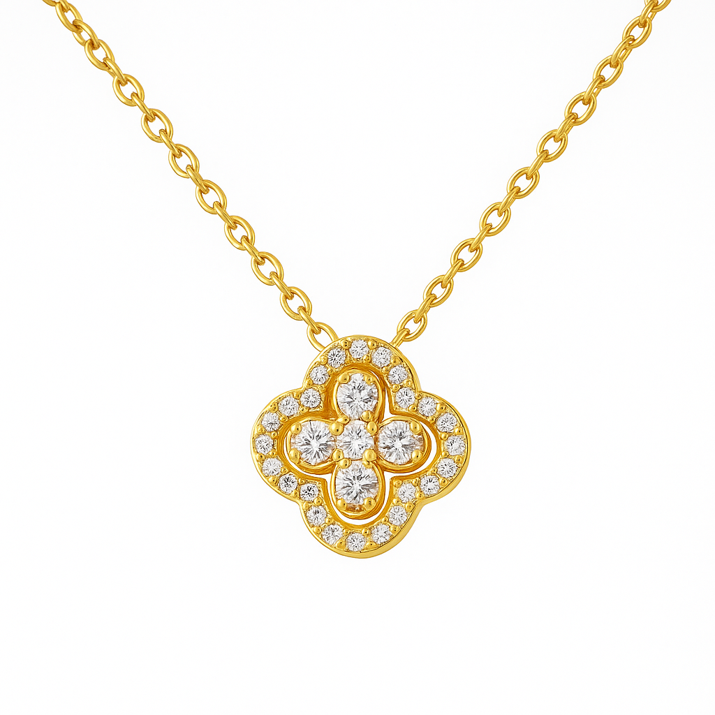 Lucky Bloom - Clover Necklace