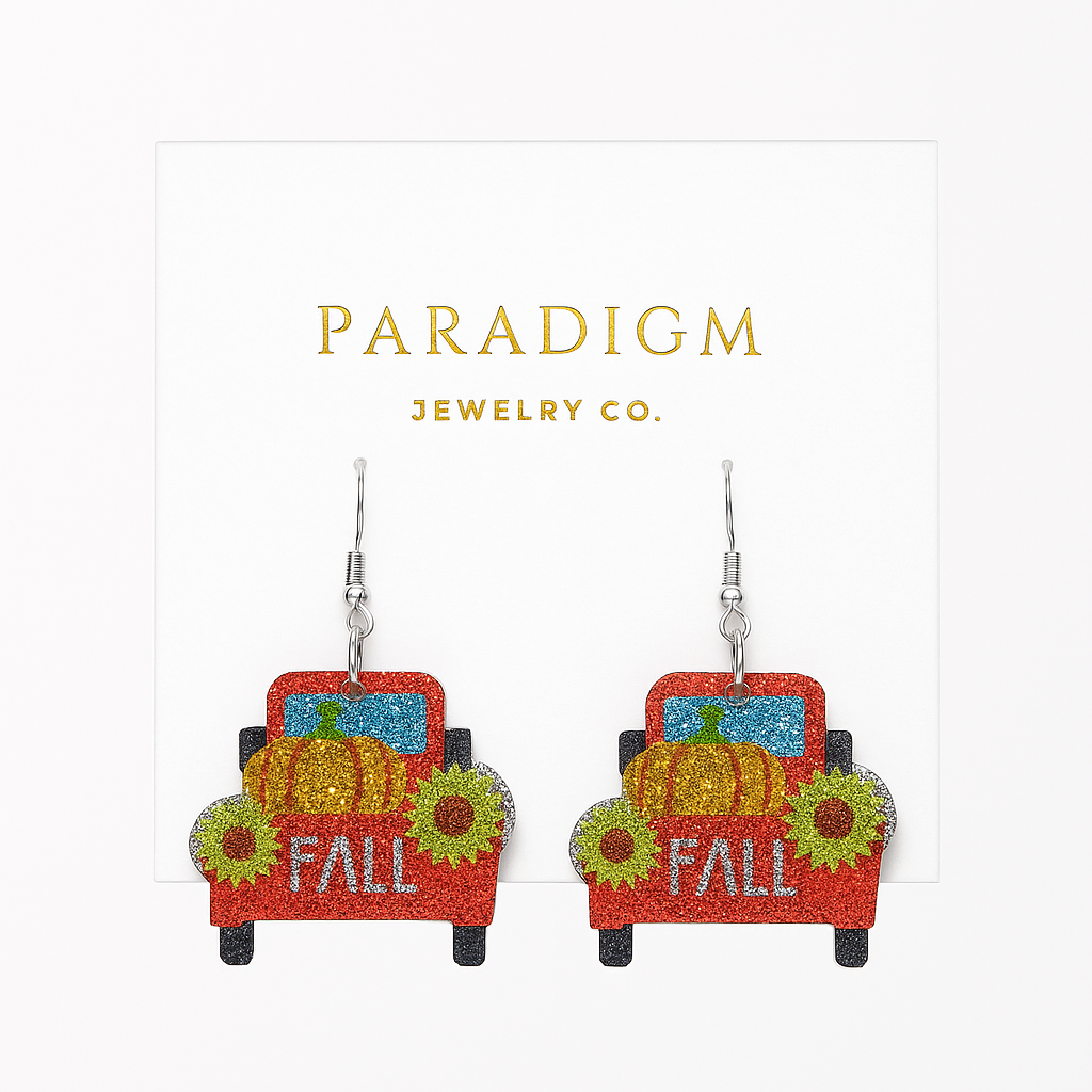 Pumpkin Patch Pickup Earrings